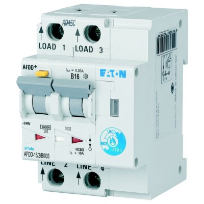 Diferential cu detectie arc electric 16A B 30mA 10kA Xpole Eaton AFDD-16 2 B 003 foto
