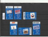 ROMANIA 2004 LP 1656 CONGRESUL UPU IN FILATELIE SERIE CU TABS MNH NESTAMPILATA