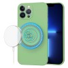 Husa silicon iPhone 13 Pro Max Techsuit SoftFlex MagSafe, verde deschis