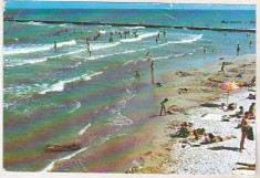 bnk cp Eforie Nord - La plaja - circulata