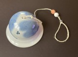 Clopot din ceramica smaltuita, Studio scandinav, anii 1970