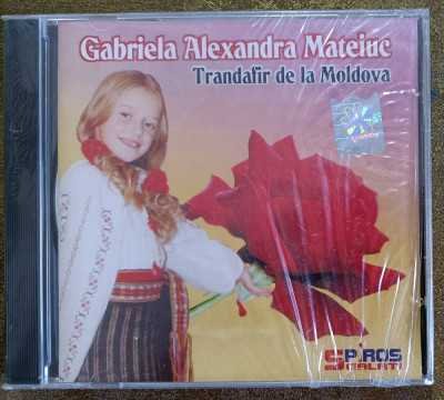 Gabriela Alexandra Mateiuc - trandafir de la Moldova , cd cu muzică foto