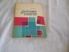 Jocuri Logice Pentru Prescolari Si Scolari Mici - Gheorghe Iftime, 1976 foto
