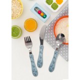 Set tacamuri 3 piese Ckb0218 Albastru 15x15x16 cm