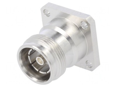 Conector 4.3-10 Mamă Colier Panou 2 Orificii foto