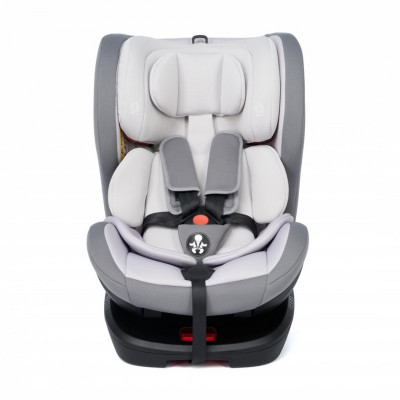 Scaun auto U-Grow, rotativ 360 grade, inaltime reglabila, sistem isofix, 0-12 ani, 0-36 kg, Gri foto