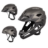 Casca juniori downhill W-TEC Estreito, detasabila, Magic Matt Black