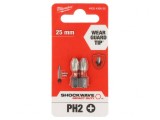 Capăt Șurubelniță Phillips PH2 25mm 2buc