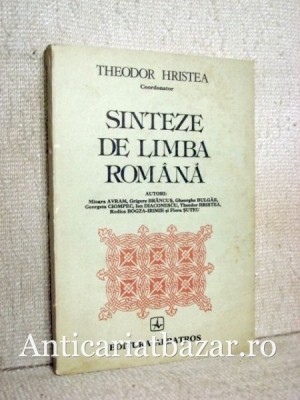 Sinteze de limba romana (Albatros, 1984) - Theodor Hristea foto