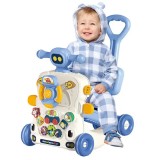 Premergator si antemergator multifunctional 6 in 1 WePro Store, mod balansoar, trotineta, scuter, mers, centru de activitati si panou detasabil, tasta