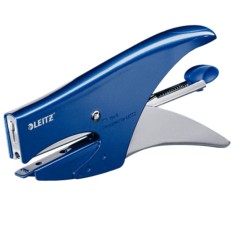 Capsator de Mana Leitz 5547, Albastru, 15 Coli, Capse Nr.8, Capsator De Hartie, Capsator Hartie, Capsator Hartie Leitz, Capsator Acte, Capsator Birou, foto