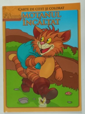 MOTANUL INCALTAT , CARTE DE CITIT SI COLORAT , 2020 foto