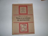 Cumpara ieftin Teme Si Probleme De Matematica - Mircea Ganga , 20893, Tehnica