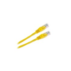Cablu patchcord UTP CCA galben 0.5m Cabletech