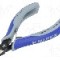 Clesti cu cap foarte ascutit, de precizie, fateta mica, laterali, pentru taiere, otel crom-vanadium, KNIPEX - 79 32 125