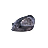 Far Hyundai Tucson (Jm), 06.2004-10.2009, fata, Dreapta, H4; electric; semnalizare alba, grey reflector rim; fara motoras, Depo