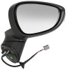 Oglinda exterioara Ford Fiesta (Ja8) 09.2008-01.2013 partea dreapta View Max crom convex carcasa prevopsita grunduita reglare electrica cu incalzire