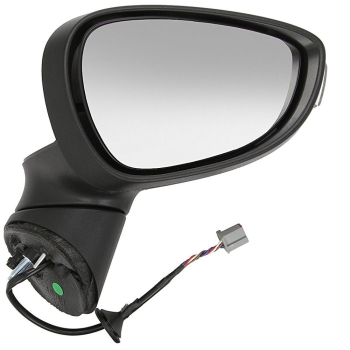 Oglinda exterioara Ford Fiesta (Ja8) 09.2008-01.2013 partea dreapta View Max crom convex carcasa prevopsita grunduita reglare electrica cu incalzire