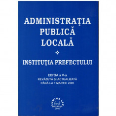 Administratia publica locala - Institutia prefectului foto