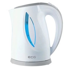 RESIGILAT - Cana electrica fierbator ECG RK 1758 gri, 1,7 L, 2000 W, plastic de calitate BPA FREE