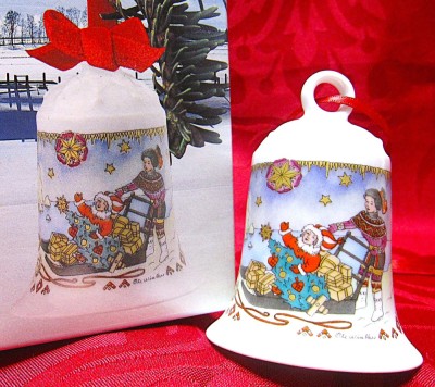 CLOPOT PORTELAN HUTSCHENREUTHER DECOR SEMNAT OLE WINTHER ANUL 1991 foto