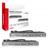 Set 2 proiectoare DRL 12/24V, 5 LED-uri, DRL501HP Amio Cod: 01520