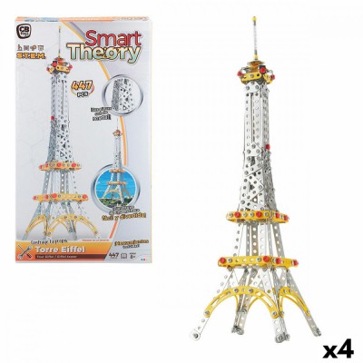 Set de constructie COLORBABY Tour Eiffel, 447 piese, set 4 bucati foto