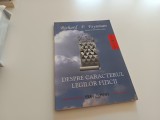 Cumpara ieftin RICHARD FEYNMAN, DESPRE CARACTERUL LEGILOR FIZICII