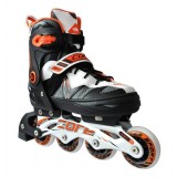 Role Copii Reglabile Axer Sport Core 32-35, Roti PU 64mm, Aluminiu, Catarame Siguranta, ABEC-5, 3-45kg