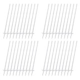 Stalp electric gard plastic 105 cm AgroElectro flexibil cu varf otel galvanizat, suport banda 40mm, pachet 40 buc