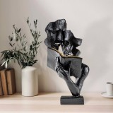 Cumpara ieftin Obiect decorativ Lecteur Negru 20x36x15 cm