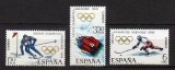 Spania 1968 - Jocurile Olimpice de iarna, sport, serie neuzata