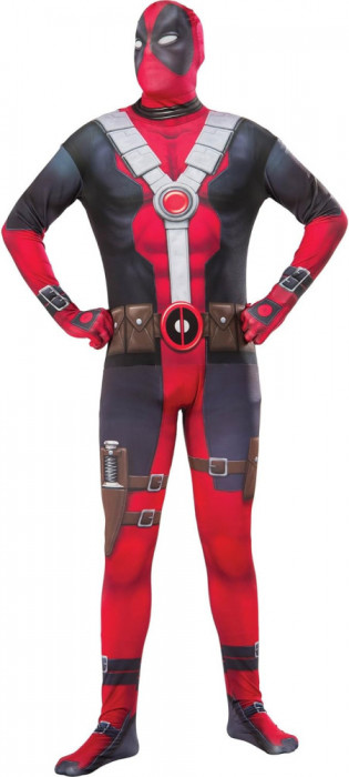 Rubie&#039;s Marvel 2nd Skin Deadpool Adult Costume, Rubie&#039;s Marvel 2nd Skin Deadpool