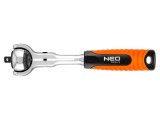 Cheie Rachetă 1/4 Pivotantă 360mm 72 Dinți NEO TOOLS 08-540