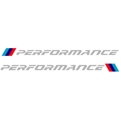 Set sticker pentru praguri sau usi M performance culoare alb pentru Bmw foto