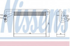 Vaporizator / Evaporator aer conditionat BMW Seria 3 Touring (E46) (1999 - 2005) NISSENS 92177 foto