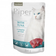 Piper Cat Sterilised hrană la plic cu peşte ton 100 g