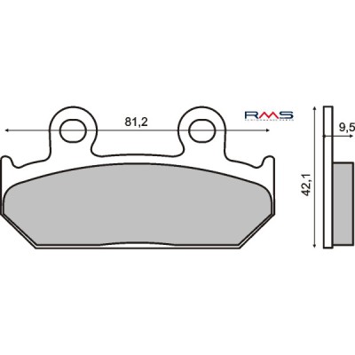Placute frana (Kevlar) Honda CBR 600 &amp;#039;91-&amp;#039;94 Cod Produs: MX_NEW 225100951RM foto
