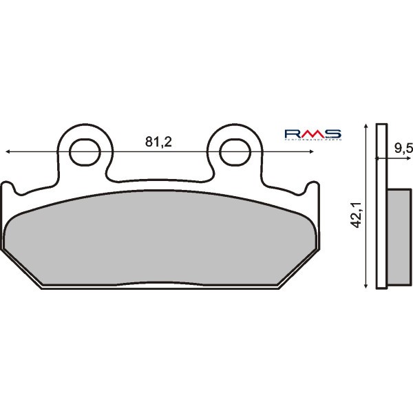 Placute frana (Kevlar) Honda CBR 600 &#039;91-&#039;94 Cod Produs: MX_NEW 225100951RM