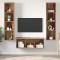 vidaXL Set dulap TV 3 pcs Lemn vechi 37 x 37 x 142.5 cm Lemn compozit 3393339