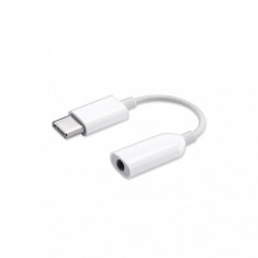 Adaptor USB-C - audio jack 3,5mm white