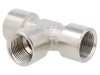 Conector Push-In T Ramificatie Filetata G 3/8 PNEUMAT Alama Nichelata Max 75 Bar