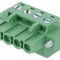 Regletă conexiuni deconectabilă 4 piste 5,08mm drept mufă