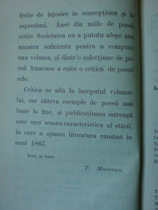 Titu Maiorescu, O cercetare critica asupra poeziei romane | Okazii.ro