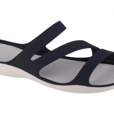 Papuci flip-flop Crocs W Swiftwater Sandals 203998-462 albastru marin