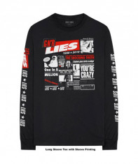 Tricou Maneca Lunga Guns N&amp;#039; Roses Lies Cover foto