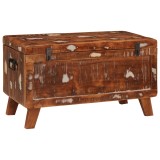 vidaXL Cutie de depozitare 70 x 35 x 40 cm Lemn masiv reciclat