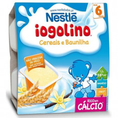 Cereale copii NESTLE Baby Iogolino cereale si vanilie 4x 100g de la 6 luni foto