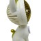 Ventilator Portabil Pisica - USB, Lumina LED, Design Elegant