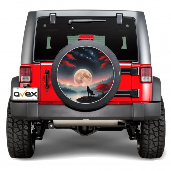 Sticker Auto &quot;Roata de Rezerva&quot; rezistenta la intemperii si raze UV, diametru 55 cm, Cod: AVX-RR17